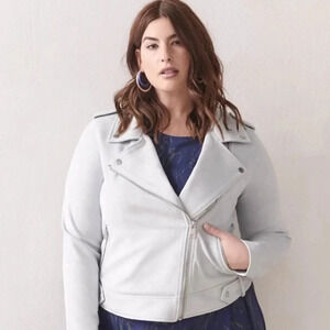 LOVE & LEGEND  | WHITE BIKER JACKET